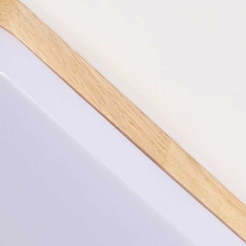 Luminaire de plafond encastré en bois d'appareils d'éclairage de plafond affleurants carrés de LED