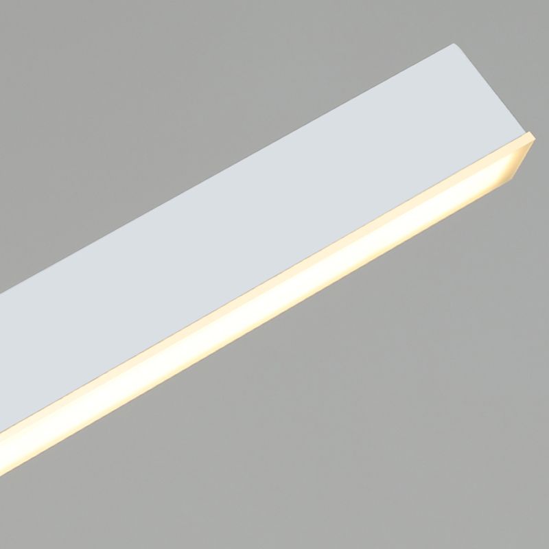 Modern Pendant Chandelier Linear Island Lighting Pendant Light Modern Chandelier in Black