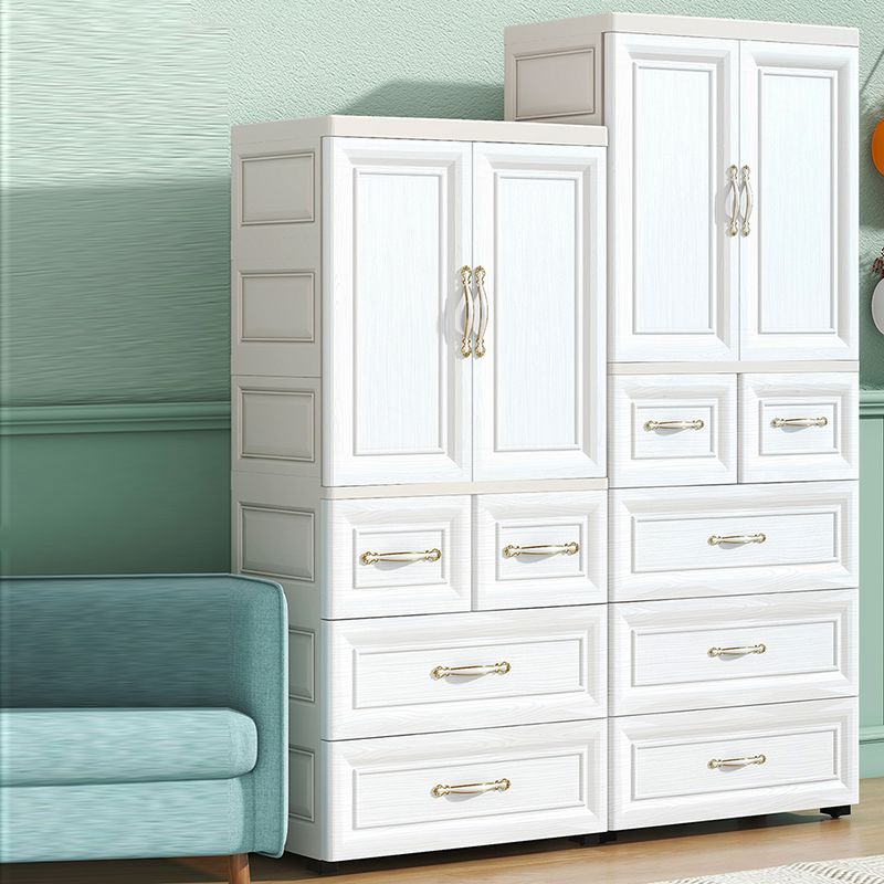 Modern Chest Scandinavian Nursery Dresser Plastic Kids Nightstand , 14.04 Inch Width