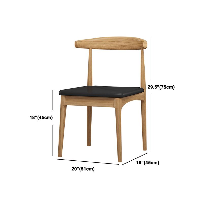 Modern Dining Set Solid Wood 1/2/4/5 Pieces Dining Furniture for Indoor