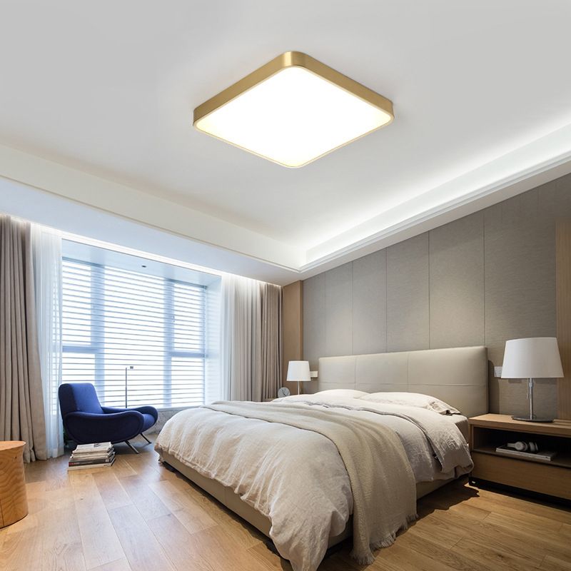 Luminaire de plafond encastré moderne en métal