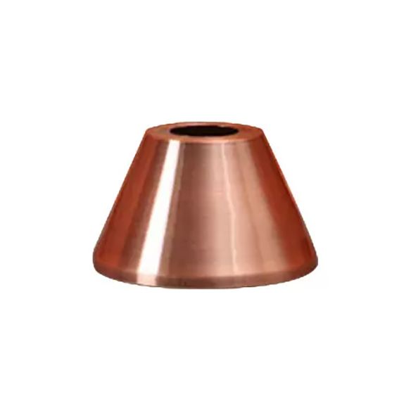 Rust/Gold Tapered Ceiling Pendant Vintage Industrial Iron 1 Head Restaurant Hanging Fixture, 5.5"/8" Width