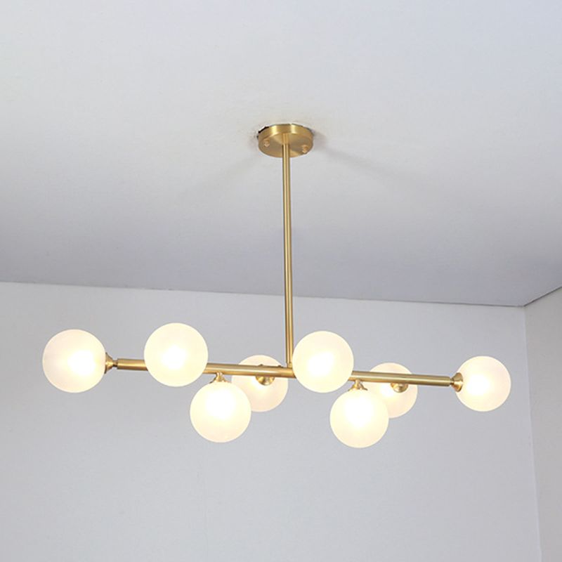Nordic Bubbles Hanging Island Light Glass Island Pendant Light for Dining Room