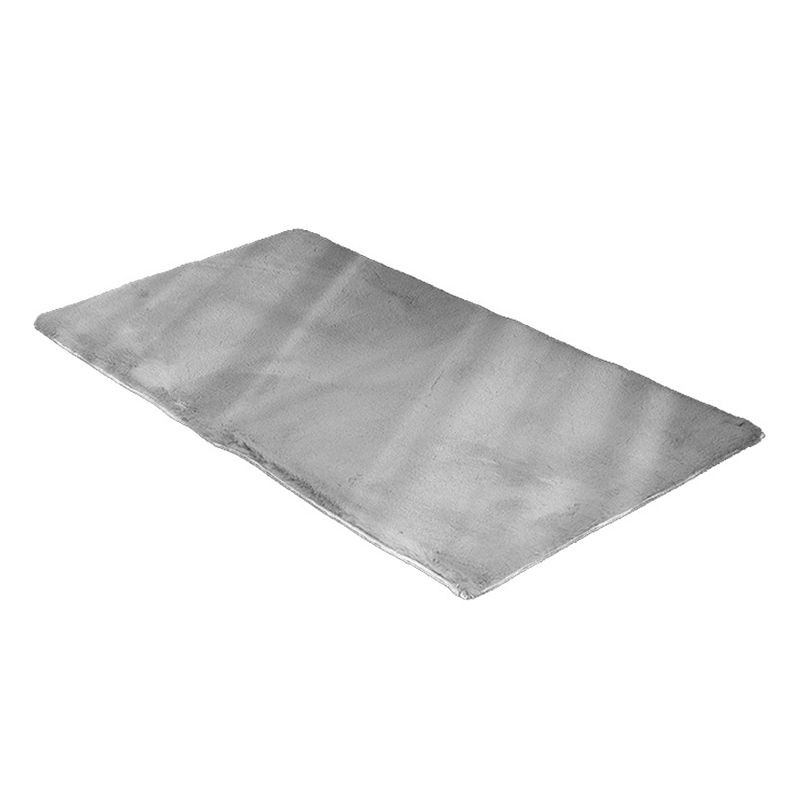 Tapis rectangulaire de couleur unie, résistant aux taches, pour la décoration de la maison