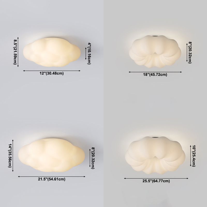 Lampada da incasso contemporanea in plastica, luci da incasso in bianco per camera da letto