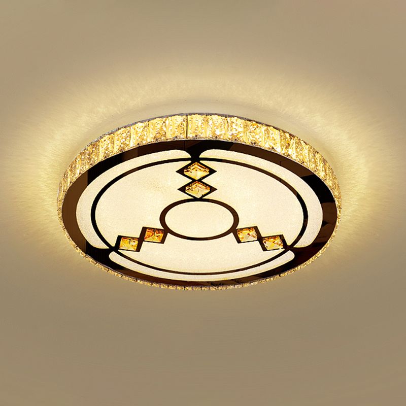 Acier inoxydable-Acier à bouches géométriques Éclairage Éclairage Éclairage du mont Fixture