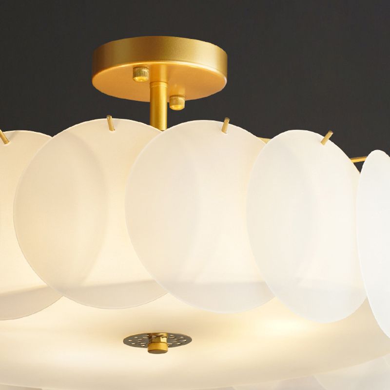 Nordic Ceiling Light Creative Glass Flush Mount Ceiling Light Fixture for Bedroom