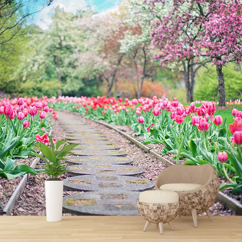 Decorative Wall Mural Wallpaper Outdoor Path Sitting Room Wall Mural