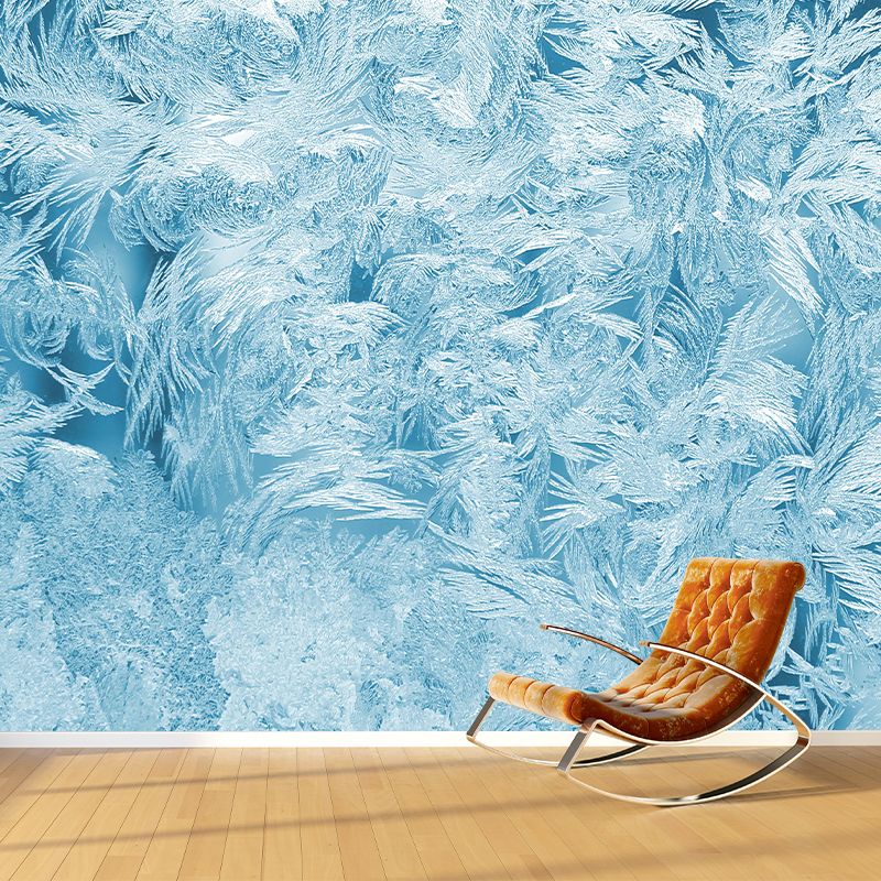 Soft Bird Feather Mural Wallpaper Mildew Resistant Wall Covering for Decoration