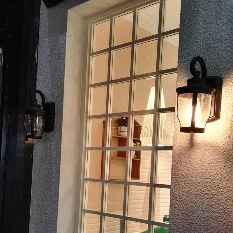 Wall Sconce Light Fixture Industrial Style Glass Shaded Wall Mounted Light Fixture