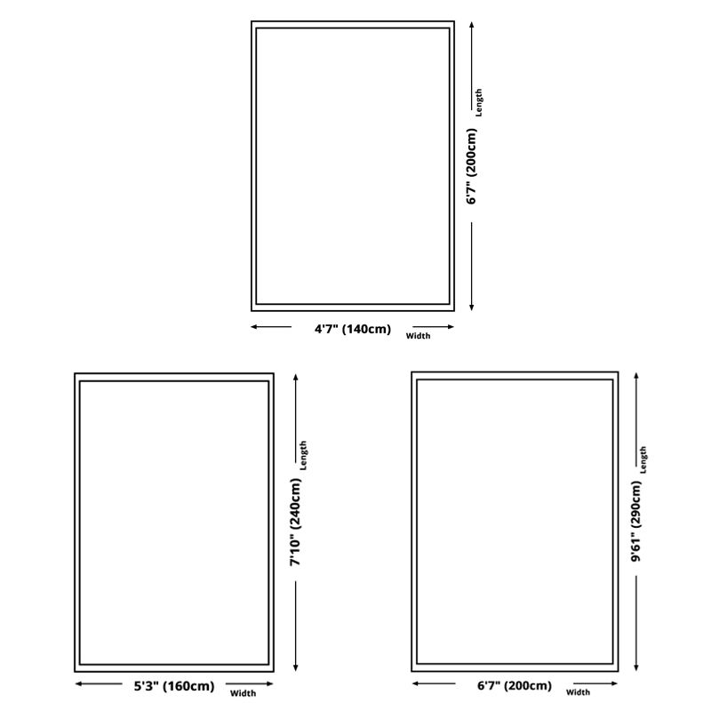 Multicolor Trendy Area Rug Polyester Abstract Print Rug Anti-Slip Backing Indoor Rug for Living Room