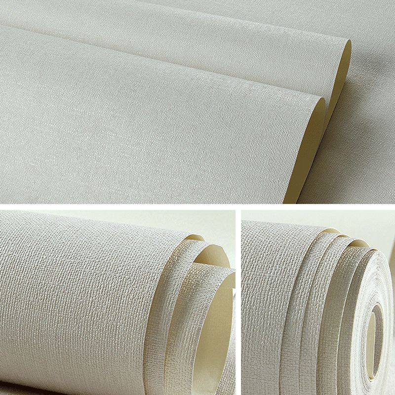 Light Color Solid Wallpaper Roll Waterproofing Minimalism Bedroom Wall Decoration