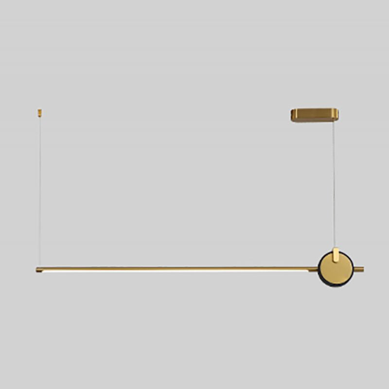 Éclairage d'éclairage à île moderne 1 Light Suspension LED de restaurant Light avec une teinte acrylique