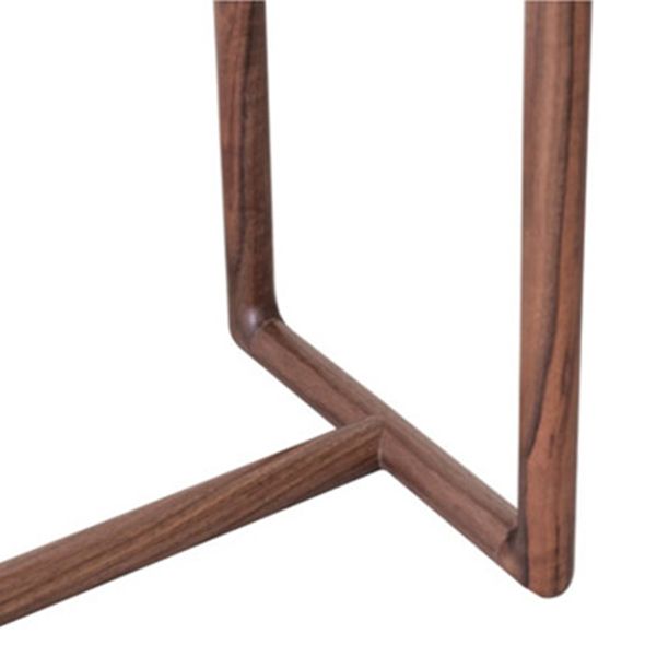 Solid Wood Rectangle Console Table 1-shelf Accent Table for Hall
