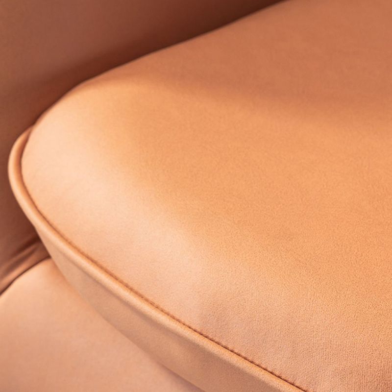 Faux Leather Arm Chair 31.49" L x 27.55" W x 35.43" H Flared Arms Chair for Living Room