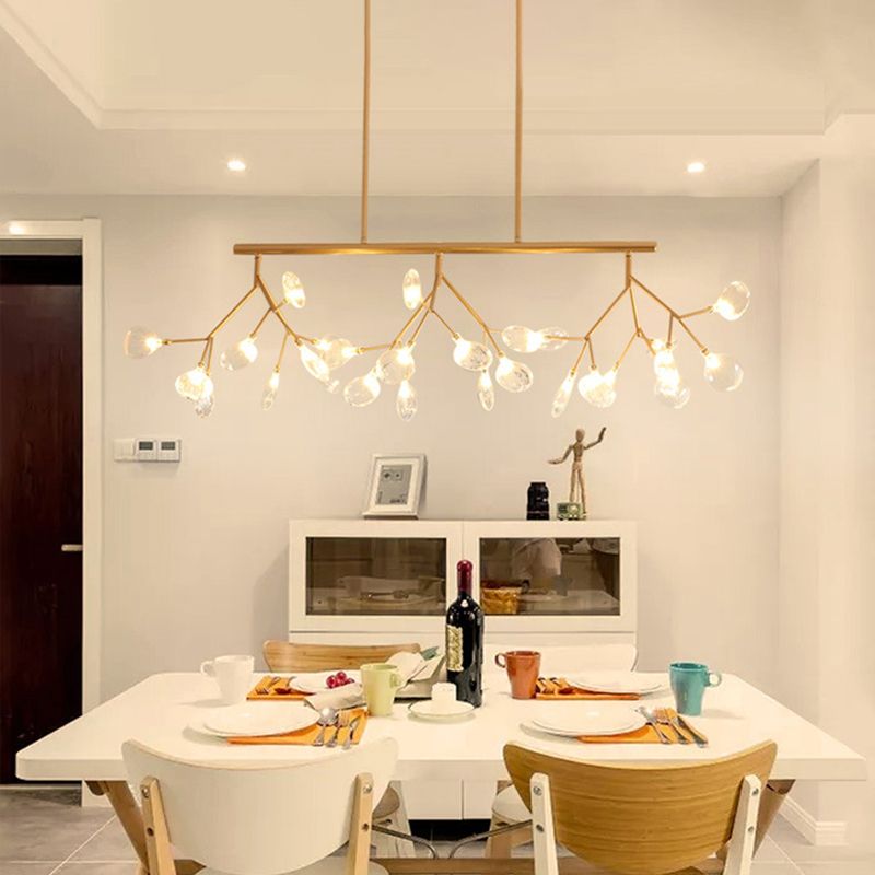 Modern Fireflies Island Lighting Freeture Metal Dinning Room Isola Penderant Light