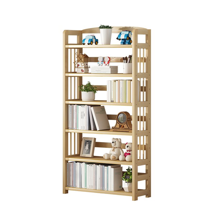 Scandinavian Pine Book Shelf Freestanding Standard Kids Bookshelf