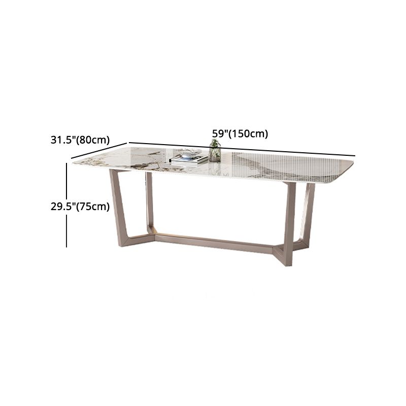 Modern 1/4/5/7 Pieces Dining Set Sintered Stone Dining Table Set