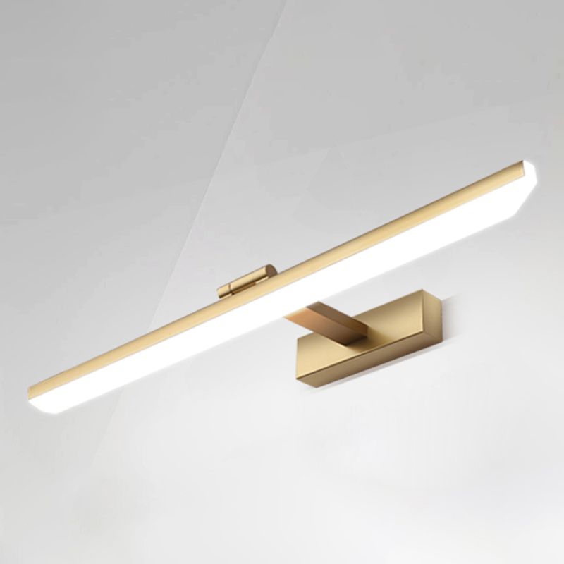 Linear LED Vanity Wall Light Fixtures Modern Mirror Front Light with Acrylic Shade