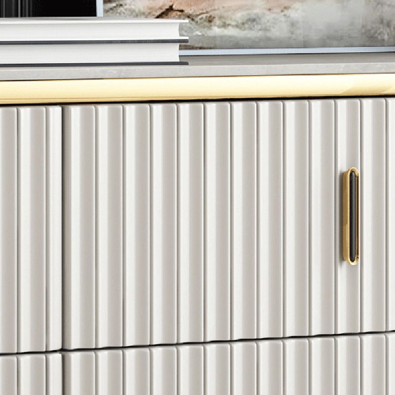 Contemporary Glam Combo Dresser Horizontal Storage Chest Dresser for Home Office