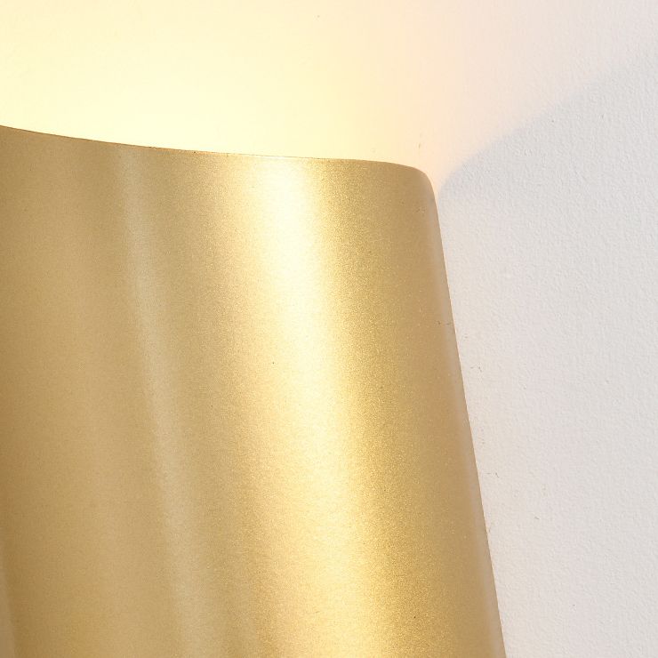 Lámpara de pared de lujo posmoderna de forma de arco moderna para sala de estar para sala de estar