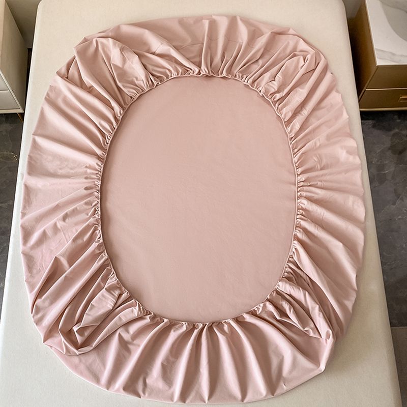 Modern Soild Fitted Sheet Cotton Elegand Bed Sheet Set for Bedroom