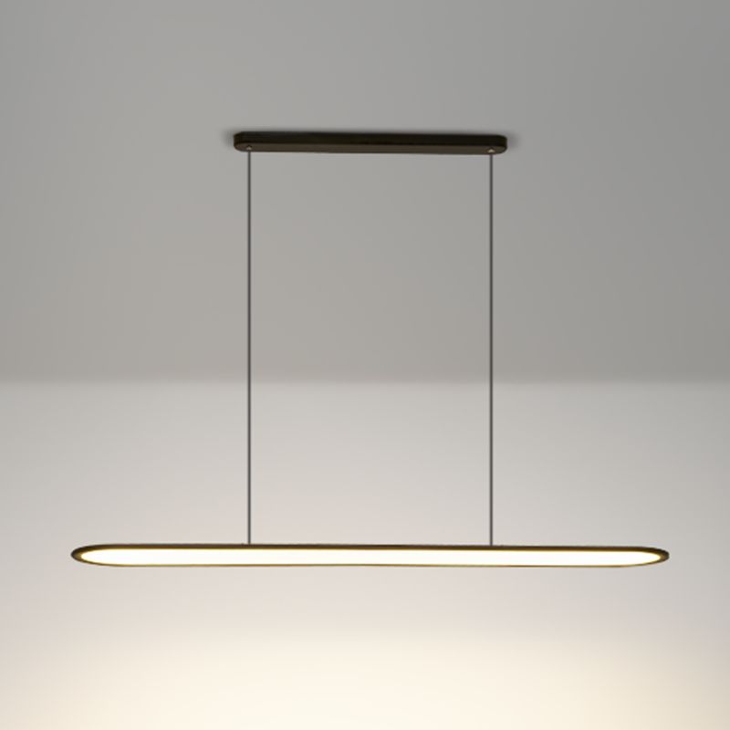 Contemporary Hanging Lamp 1-Light Island Light Fixture for Living Room