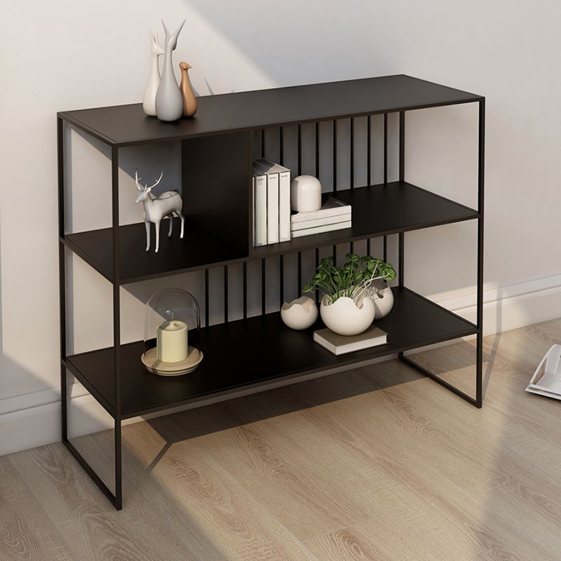 Urban Metal Shelf Bookcase Double Shelving Open Back Book Shelf