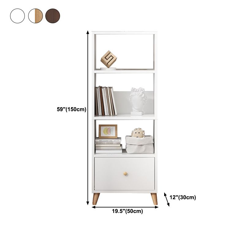 Standard Bookcase Scandinavian Shelf Bookcase for Home Office
