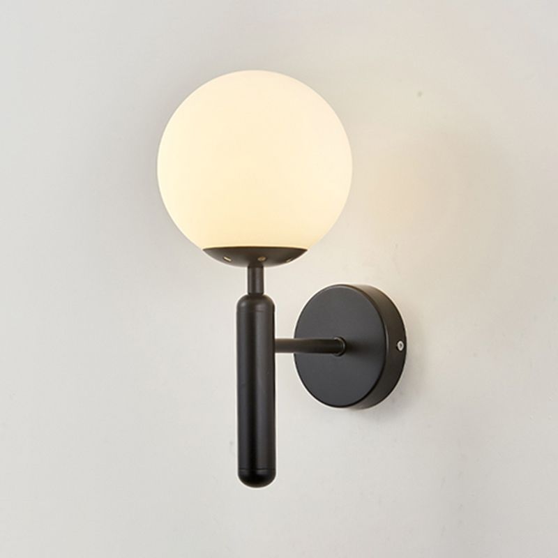 Simplicity Wall Lighting Fixture Round Glass Wall Light Sconce