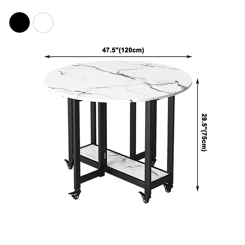 Midcentury Style Round Furniture Solid Wood Dining Table for Dining Room