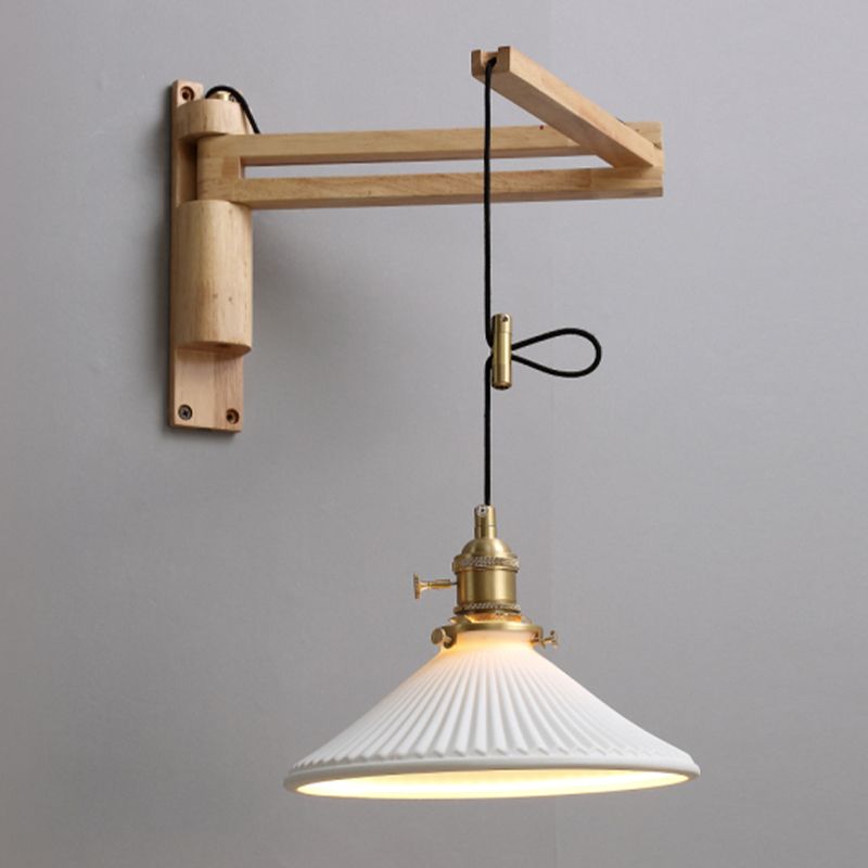 STANTE MODERNO MONTICOLO MONTO DI MOLTO LUCE LAMPARE SCONCA A MOLTO REGOLABILE con legno per camera da letto