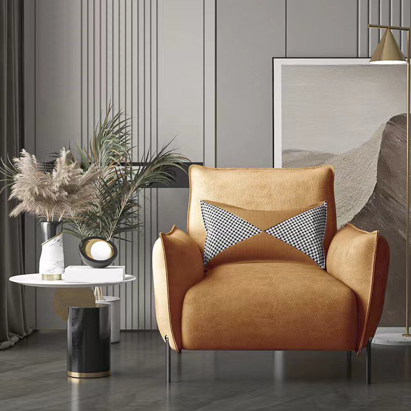 Scandinavian Fabric Accent Sofa Chair, Lounge Chair for living Room