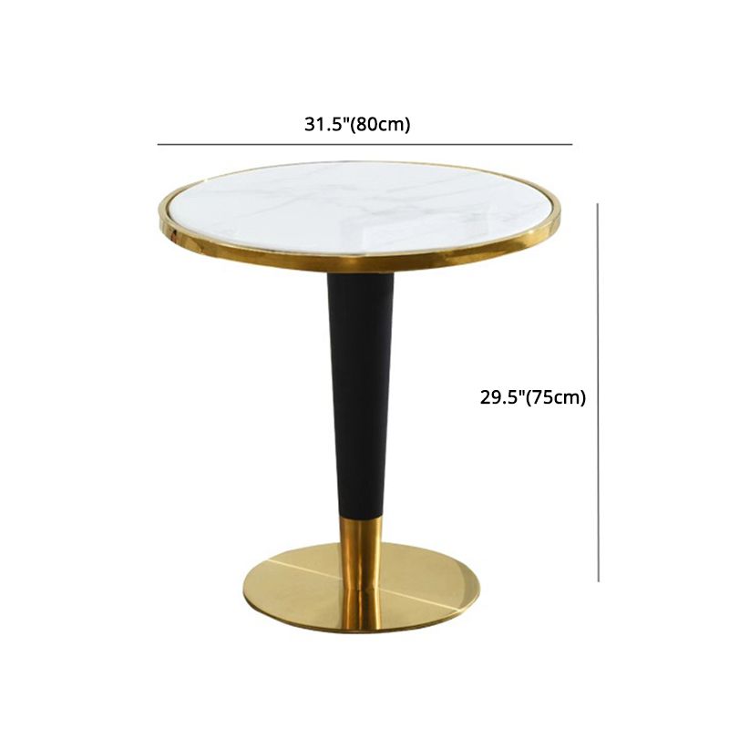 Glam Style Sintered Stone Dining Set 1/2/3/4/5 Pieces Dining Set for Dining Areas