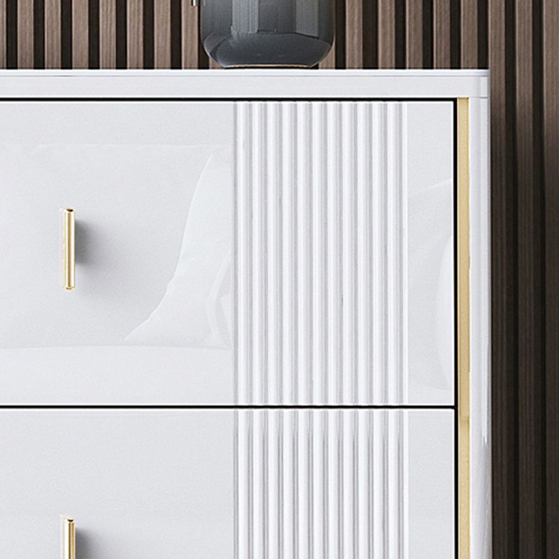 Modern Slate Storage Chest Glam Style Double Dresser with 6 / 8 Drawers