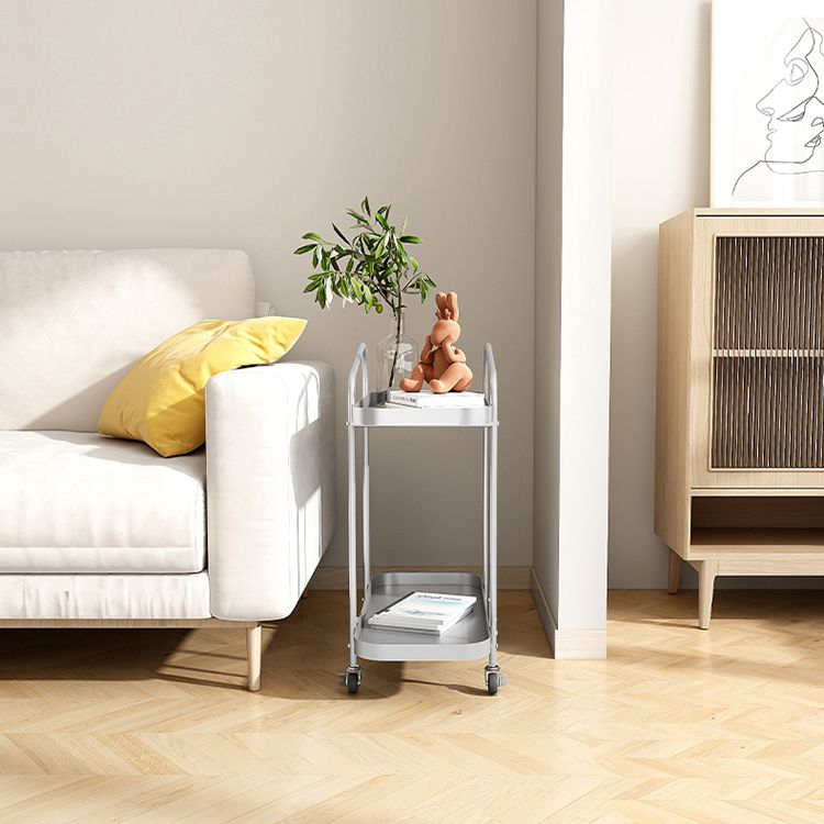 25.2"H Industrial Bookshelf Metal Shelf Bookcase for Home Office