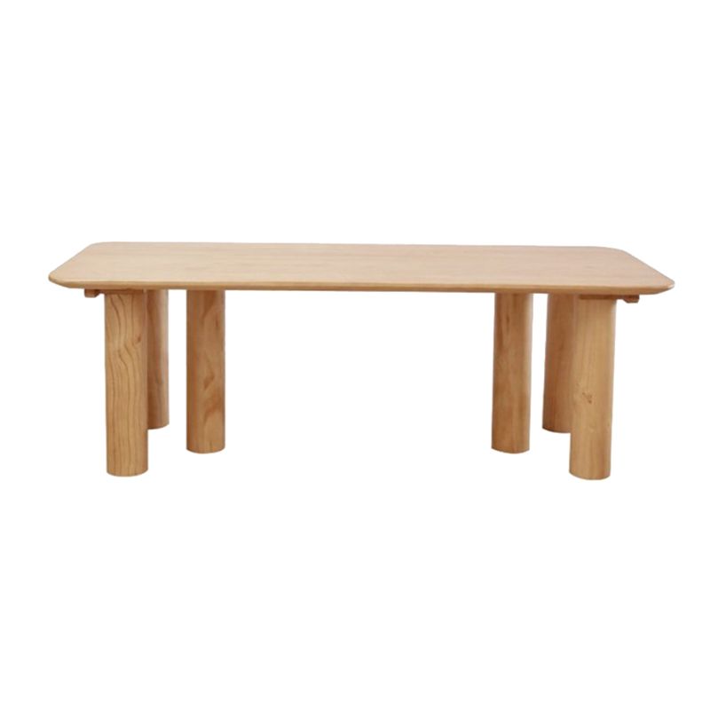 Modern Dining Set 1/5/7 Pieces Rectangle Pine Wood Dining Table for Living Room