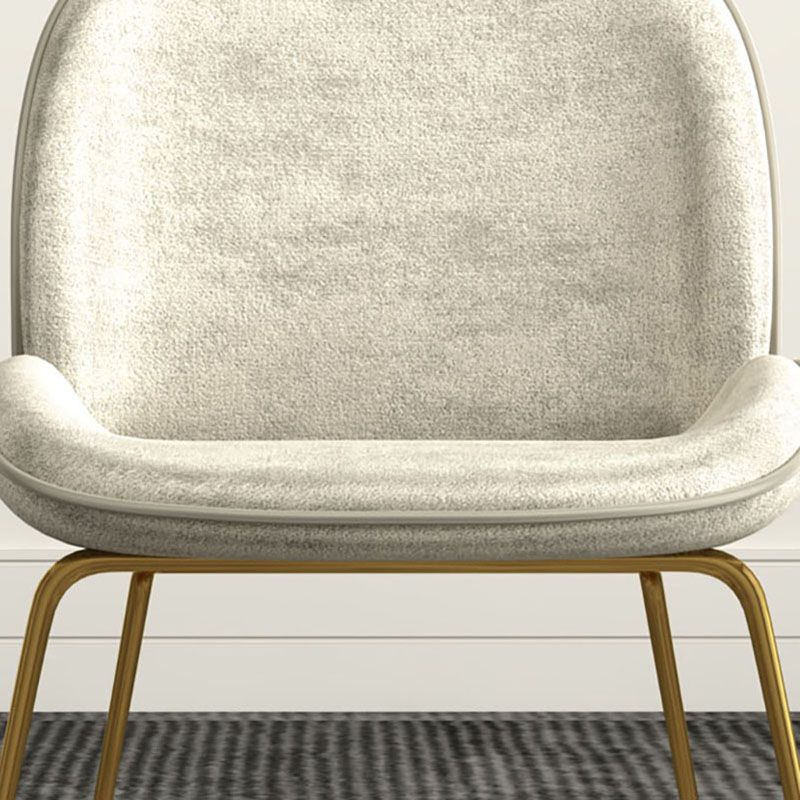 Silla lateral de comedor de tela de estilo nórdico, silla con respaldo sólido sin brazos para uso doméstico