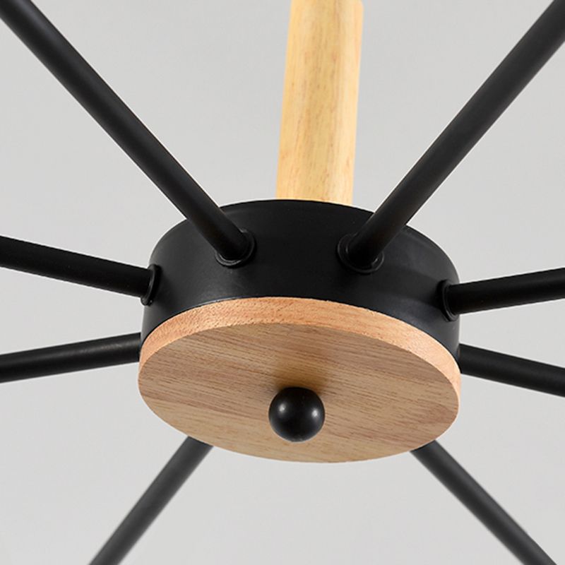 Lustres de pendentif de forme unique contemporains éclairage de pendentif métallique