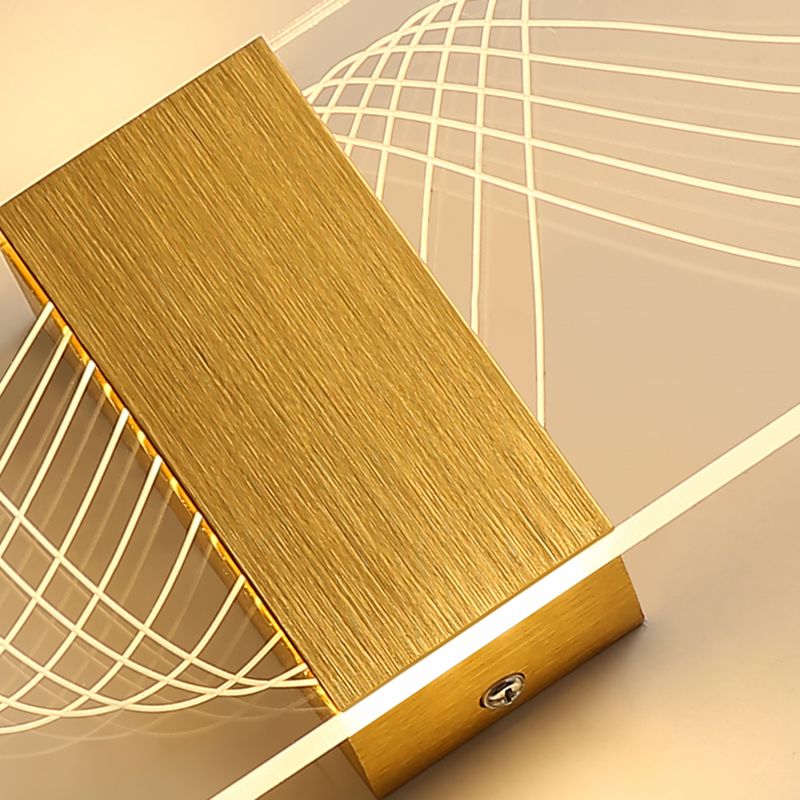 Acrylic Wall Light Fixture Modern Style Wall Light Sconce for Living Room