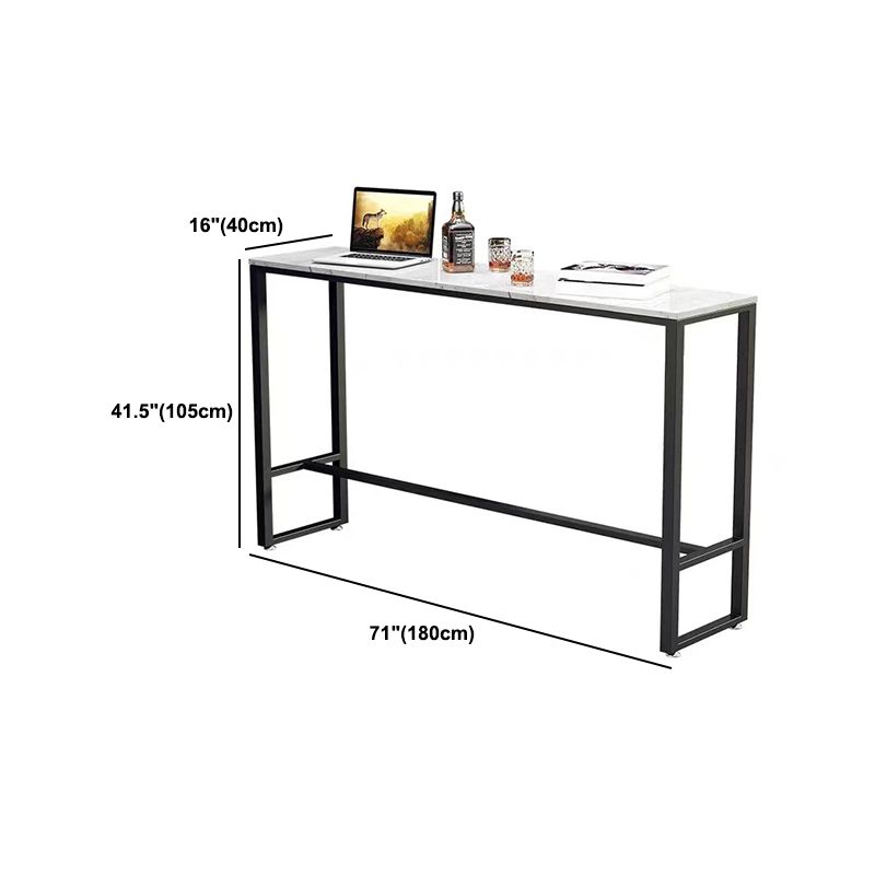 Living Room Counter Set 1/2/3 Pieces Rectangle White Counter Height Set