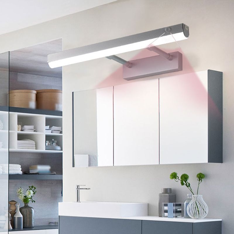 1 Fissaggio di illuminazione da vanità sottile leggera Luci a specchio a led in metallo moderno
