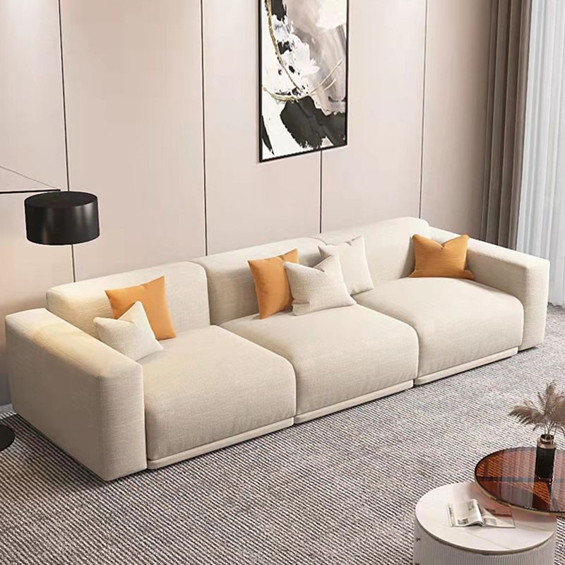 30" High Square Arm Modern Standard Sofa with Tight Back for Living Room, Apartment