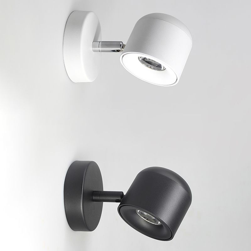 Luce da parete in stile muro ombreggiato in metallo per la camera da letto