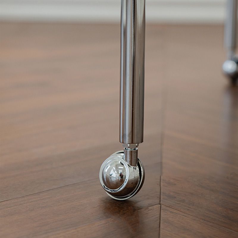 Fixed Back Lounge Chair Water Resistant Side Chair with Metal Legs