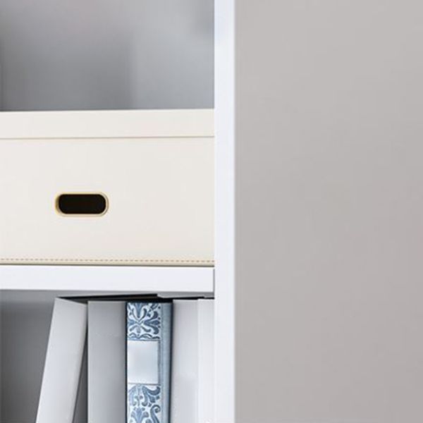 Closed Back Modern Style Bookshelf Wood Bookcase for Study Room