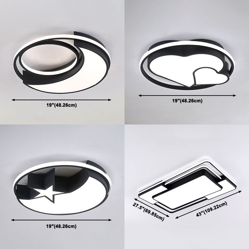 Mur d'ombrage géométrique Multi - lumières Scence lampe LED encastrée moderne et minimaliste