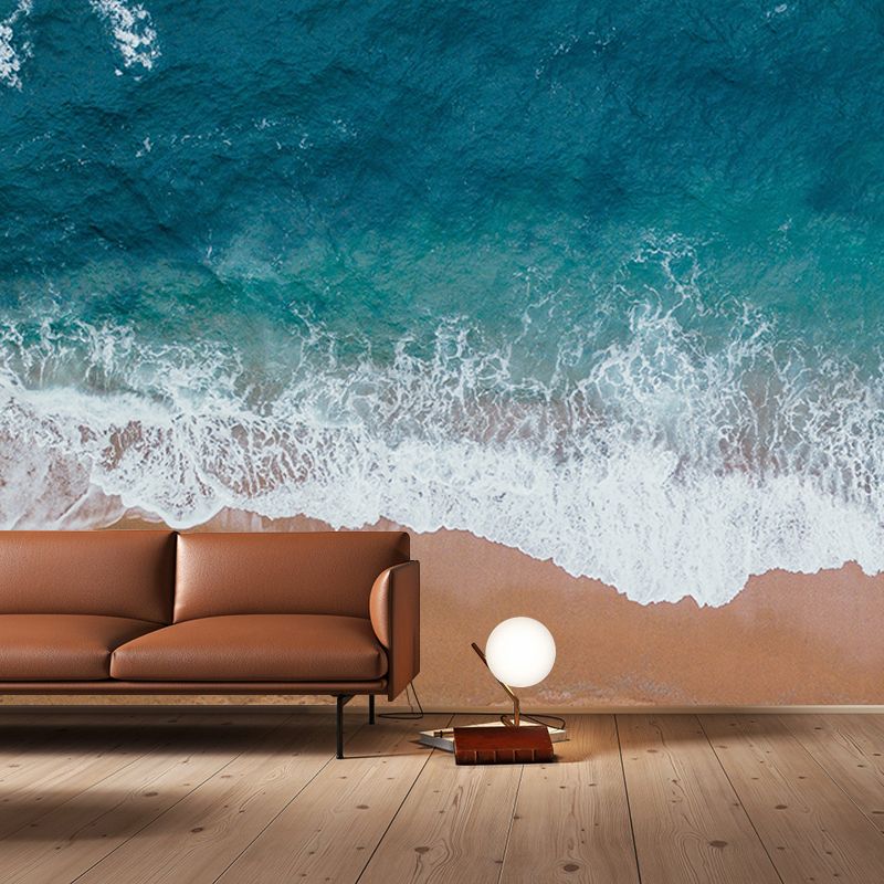 Decorative Photography Mural Wallpaper Beautiful Beach Indoor Wall Mural