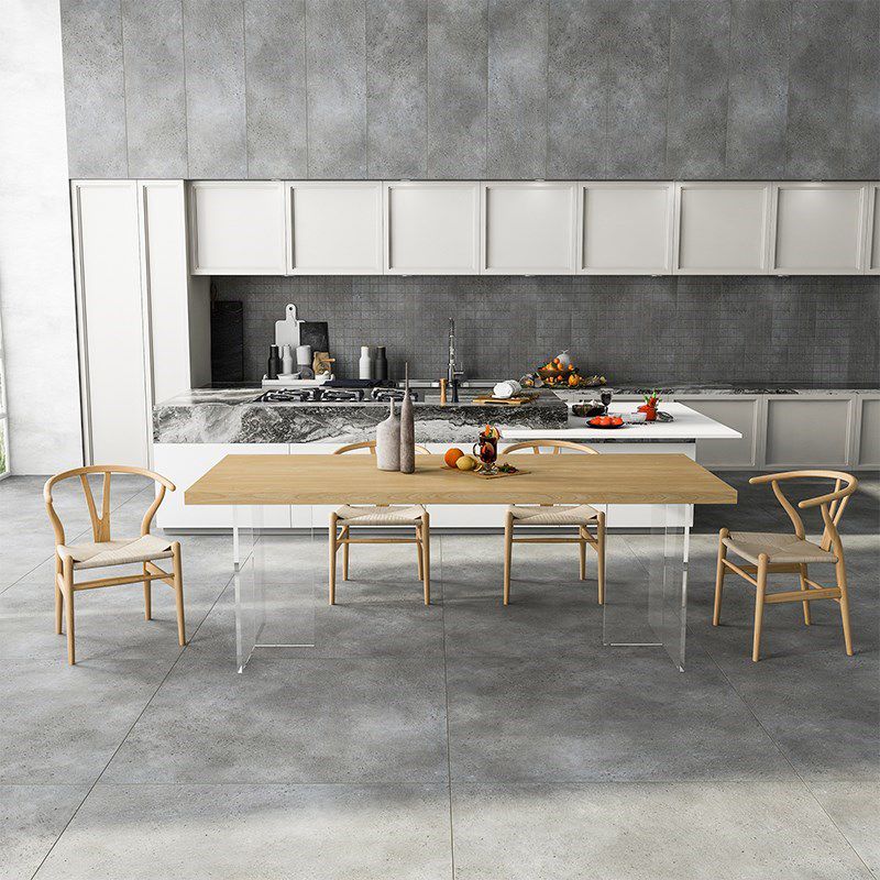 Modern Solid Wood Dining Set 1/2/5 Pieces Dinette Set for Home