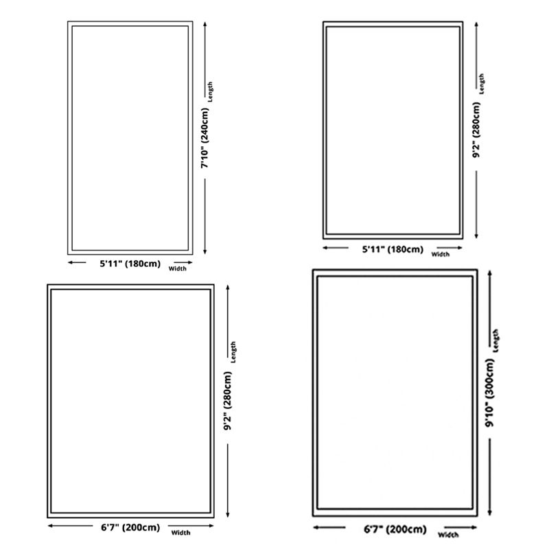 Grey Modern Carpet Polyester Graphic Carpet Washable Carpet for Home Decoration